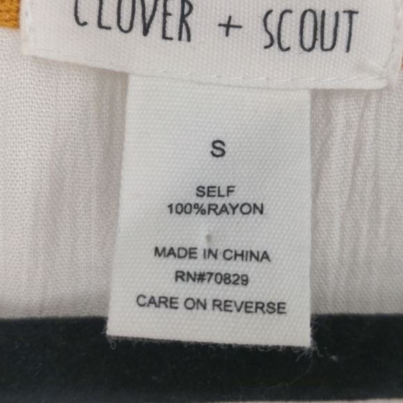 Chic Cream Blouse with Black Lace by Love Tree - Picture 2 of 5